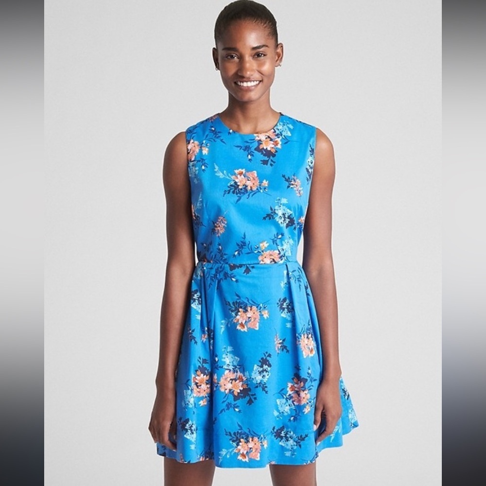 GAP Blue Floral Dress